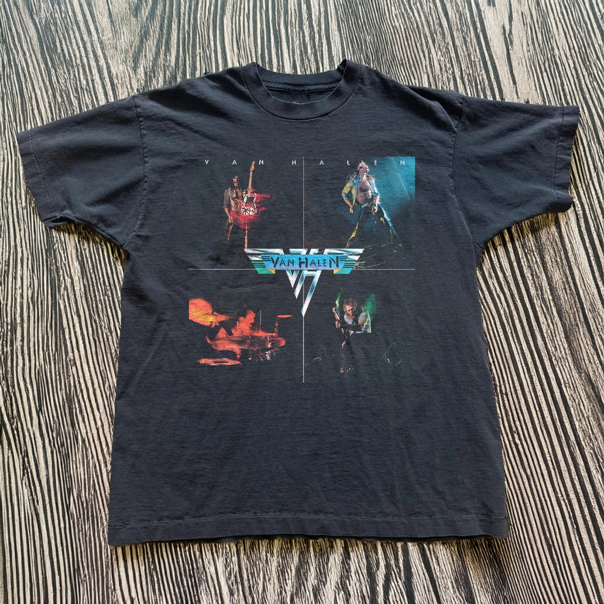 HOT! Van Halen Album Rock Band Unisex Black T-shirt Size S-5XL