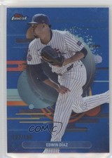 2025 Topps Finest Uncommon Blue Refractor 127/150 Edwin Diaz Díaz #149 1n3d