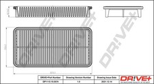 Dr!ve+ DP1110.10.0574 Air Filter for LEXUS,PONTIAC,TOYOTA