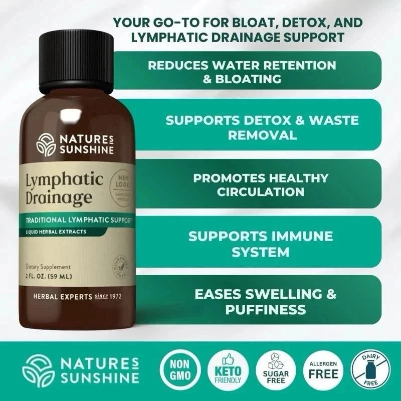 Nature's Sunshine Lymphatic Drainage Immune Support, Cleanse & Detox,immunity - Image 4 of 4