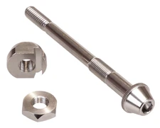 Brake pivot bolt kit for OG Dia-Compe Nippon 48mm (for front) - SILVER