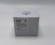 2 PK 63 XL Black Ink Cartridge for HP Envy 4512 4516 4520 OfficeJet 5255 5258