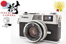 Near Mint Canon Canonet QL17 Silver 35mm Rangefinder Camera 40mm F1.7 From JAPAN