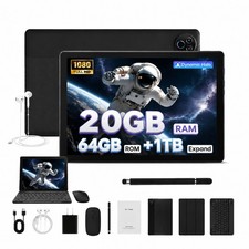 10.1 inch Tablet 20GB 64GB Android 15 Tablet With wireless keyboard Set Tablet