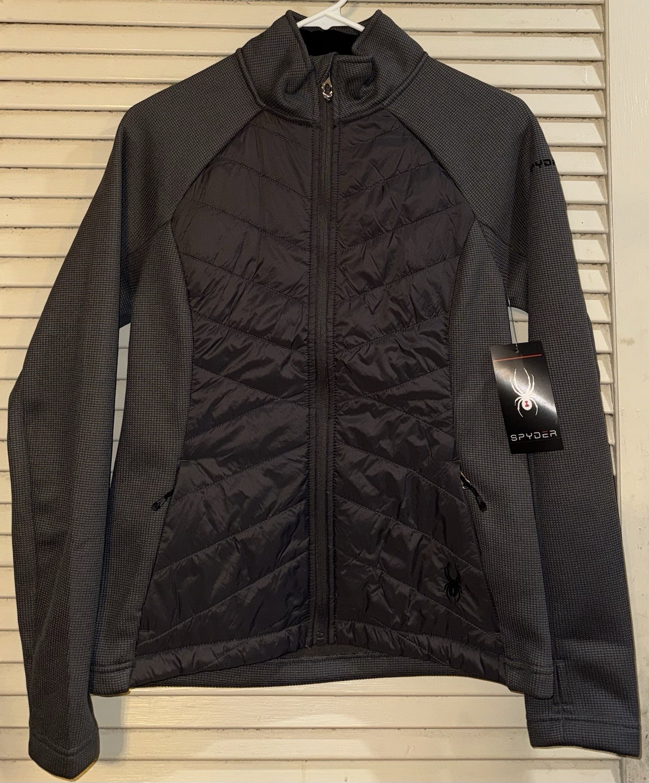 Spyder Women's Full Zip Jacket Sm Mineral $149 (Sold Out In This Size)