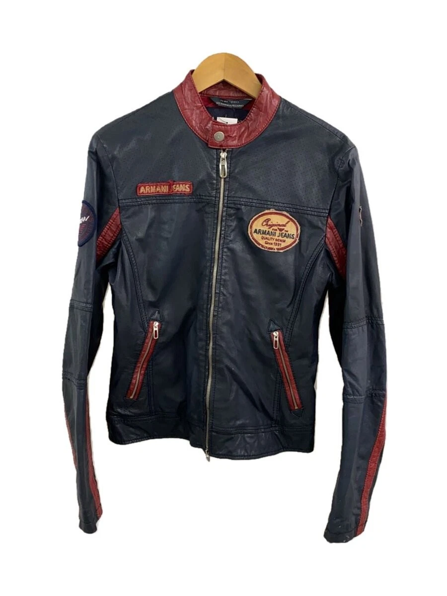 Armani Jeans Leather Outer Shell Jackets for Men for Sale - Shop