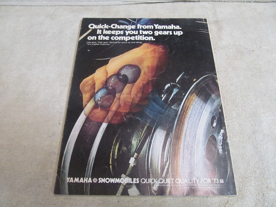 VINTAGE POPULAR SCIENCE SNOWMOBILE HANDBOOK 1973, 140 PAGES, GOOD SHAPE. - Image 2 of 4