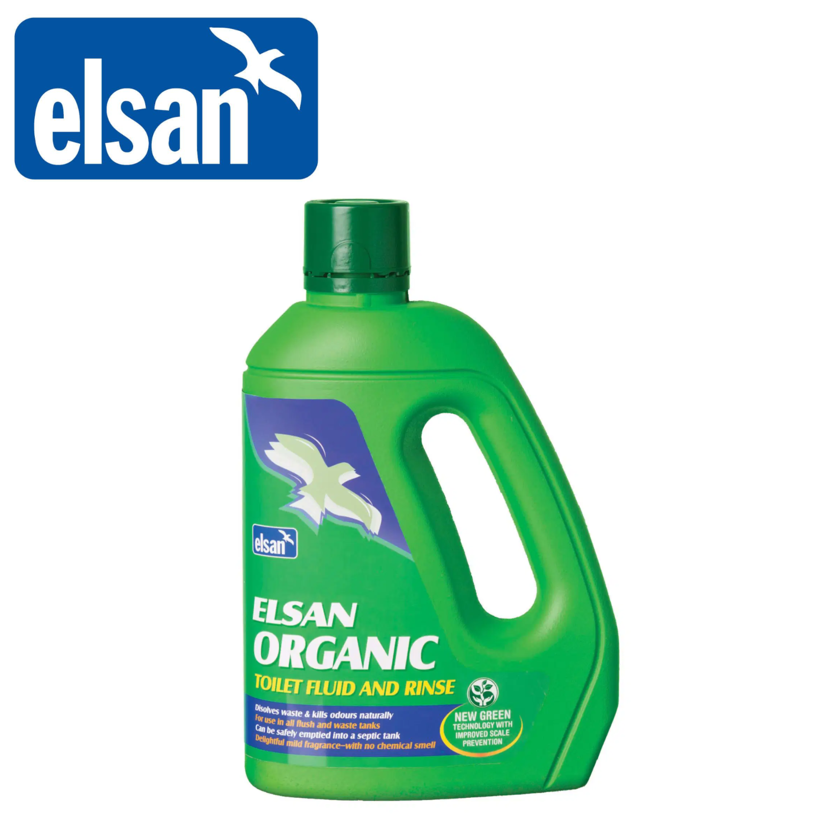 2L Elsan Organic Toilet Fluid & Rinse Chemical Caravan Motorhome Boat