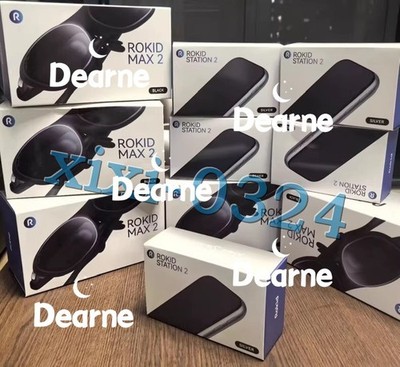NEW Rokid Max2+Station2 AR Smart Glasses VR 3D Game DHL Fast delivery