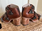 Freebird Women's Cognac Leather VIOLET Heels - Size 6M - Rare Find!  $250 Retail — photo 7