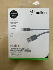 Belkin MFi-Certified USB to Lightning Connector iPhone Cable 4FT iPad & iPhone