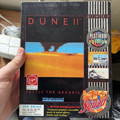 Virgin Games Dune 2 für Commodore Amiga Vintage OVP Videospiel