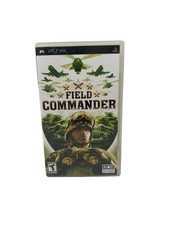 Field Commander Sony PSP 2006 UMD Strategy War Game Complete w/ Case