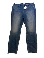 Good American Good Legs Skinny Leg Jeans Size 22 Medium Wash Stretch Denim NWT