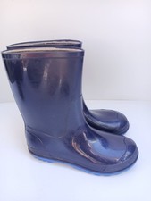Kids Blue Rubber Rain Boots Size 2-3