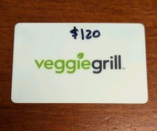 Veggie Grill Gift Card $120 Balance