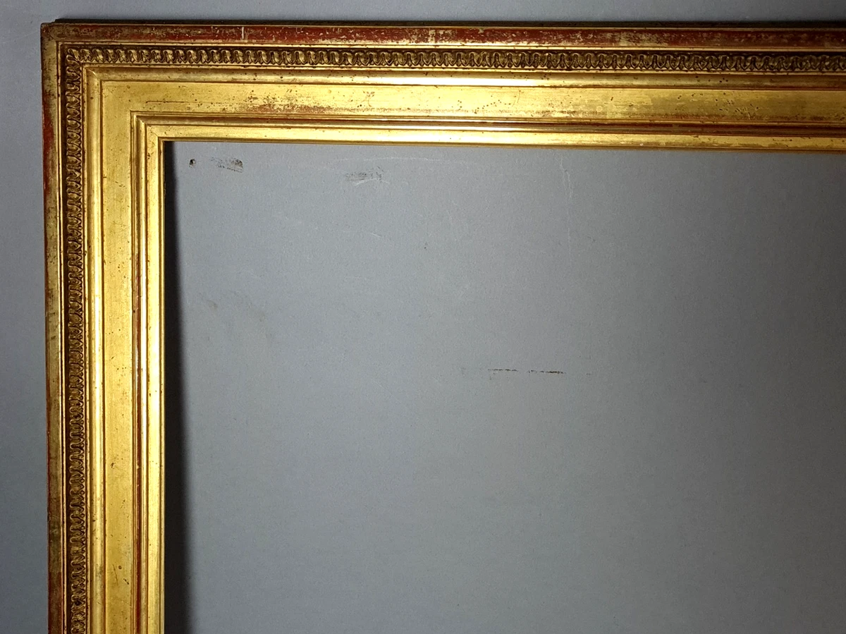 CADRE 8F 46X38 Dore Feuille Or EUR 40,00 - FR