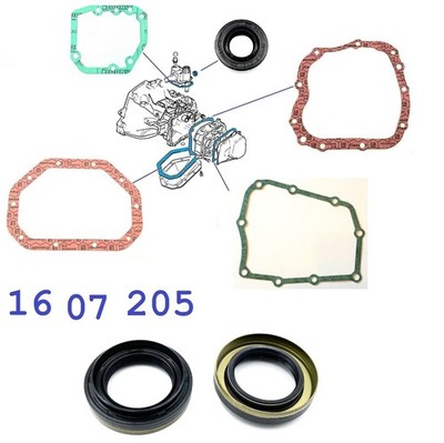 Dichtungssatz groß Opel ASTRA J Getriebe F17 ( 7 Teile )