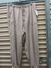 Time And Tru Parachute Jogger Size XXL (20) Vintage Pink NWT