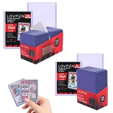 Toploader With or Without Sleeves Choose Type 35pt 25/100/200/500/1000CT Pokémon