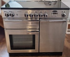Rangemaster Professional Plus 100cm Induction Range Cooker In Brushed Steel