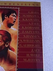 promotional item All Japan Pro Wrestling featuring Virtua Sega Saturn #e4860d