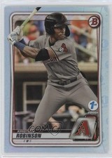 2020 Bowman 1st Edition Sky Blue Foil Kristian Robinson #BFE-27 1dl2