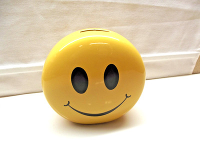 Spardose Smiley Emoji Money Bank Keramik Sparbüchse