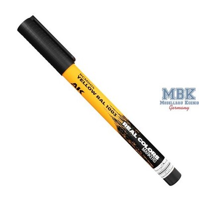 AK Interactive S.L. AK-RCM004 REAL COLORS MARKERS: Yellow RAL 1003