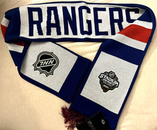 NY RANGERS KNIT SCARF NHL STADIUM SERIES HOCKEY 2/18/2024 METLIFE