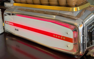 NEU 1 x Brühgruppe für FAEMA E61 Chrom JUBILE LEGEND Espressomaschine Siebträger