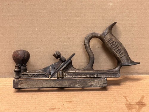 Union No. 41 Tongue and Groove Plane Woodworker Carpenter Tool Made in USA 9x1"