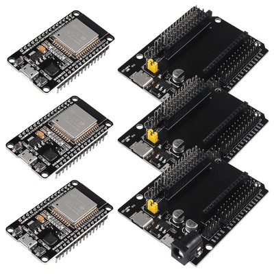 3 Set ESP32 ESP-32S WiFi Development Board NodeMCU ESP-WROOM-32 Microcontroller