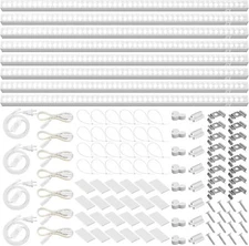 Barrina T5 LED Grow Light 5000K Full Spectrum 2FT 80W (8x10W) Plug and Play