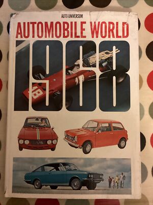 Automobile World 1968 (Auto Universum) Rare Car Hardback Book