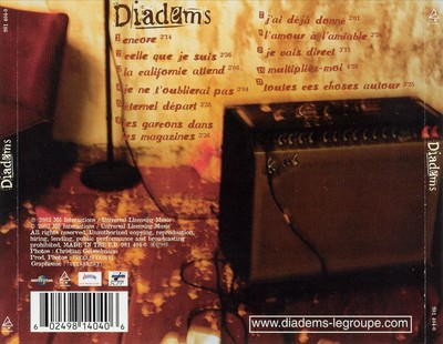 DIADEMS - DIADEMS NEW CD