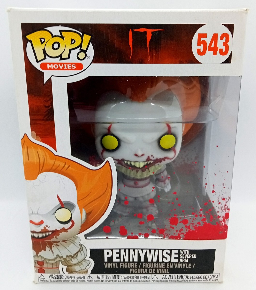 Funko POP! Vinyl Figure 543 IT Pennywise with Severed Arm (Blood  Splatter)