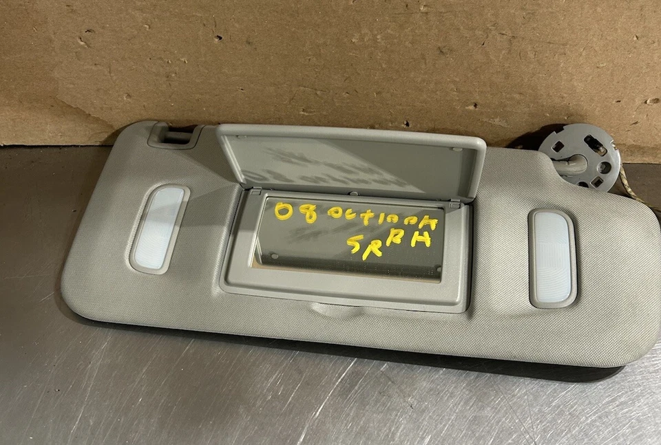 Espejo parasol derecho GMC Acadia 2007-2017 pasajero gris claro #415 Foto 3 de 4