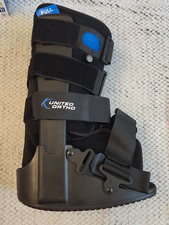 United Ortho Air Cam Tall Leg Walker Fracture Boot, Small, Black