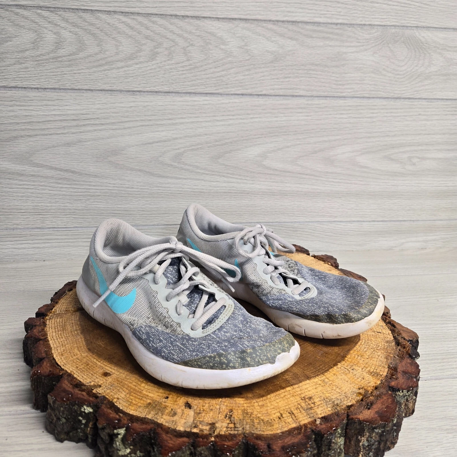 Scarpe da ginnastica da corsa Nike Flex Contact donna taglia 8 0 gioventù 6 5 anni grigio blu