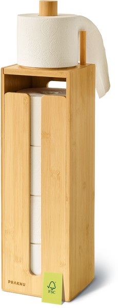 Toilettenpapierhalter Wc Ersatzrollenhalter Bambus Badezimmer Klopapierhalter-image