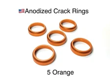 🇺🇸Duck Call Crack Rings (Olt style) Duck Calls 5 Orange