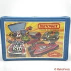 Vintage Matchbox Blue Carry Case 1976 Holds 24 Matchbox Cars - 2 Trays No Handle