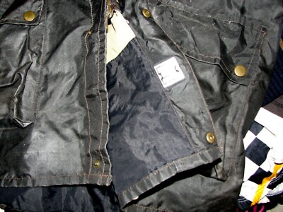 Vintage Black Prince BELSTAFF padded jacket impermeabile '90s GBR