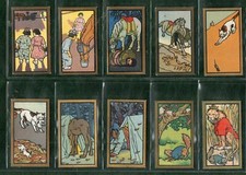 Selection of 10 x Chinese cigarette cards from CHINA #518