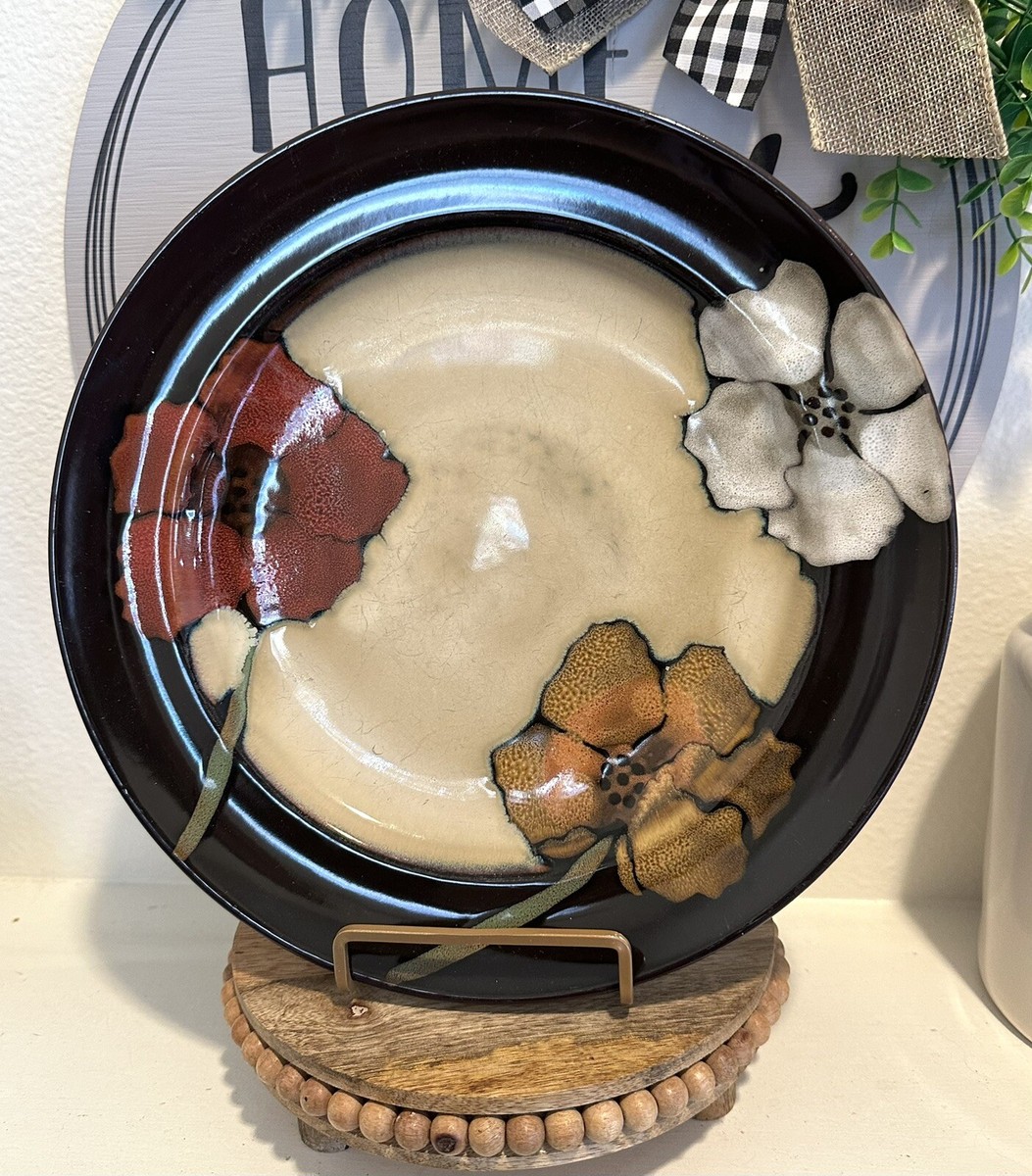 Pfaltzgraff Painted Poppies Replacement Dinner Plate Dishes Vtg