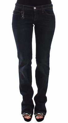 C'N'C Costume National Jeans blau schmal dünnes Bein Denim Hose W25 UVP 220 $