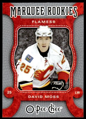 2007-08 O-Pee-Chee David Moss Rookie Calgary Flames #515