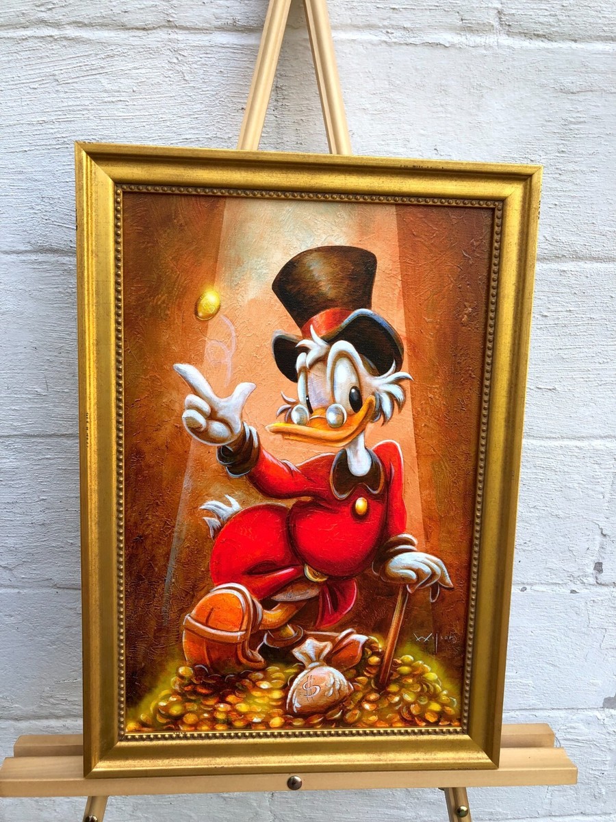 Darren Wilson | Scrooge McDuck | Framed Canvas Giclee - Disney