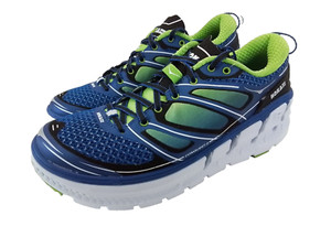 HOKA ONE ONE Conquest 2 Men\'s 9 Blue Green Running Shoes F10014K Max Cushion Hoka One One Conquest Blue Green Running Sneakers F10014F  main image 4